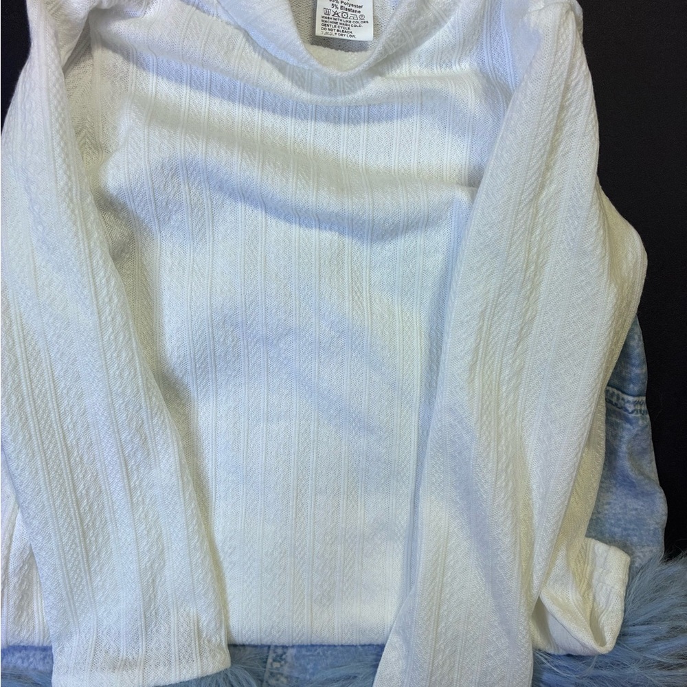 Women's White Sweater